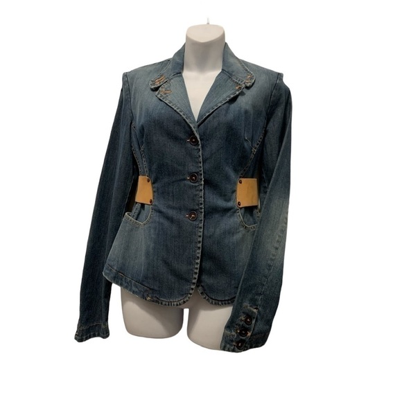 RARE!!! Vintage 90s Denim Jacket and Jeans Matching Set - Picture 11 of 16